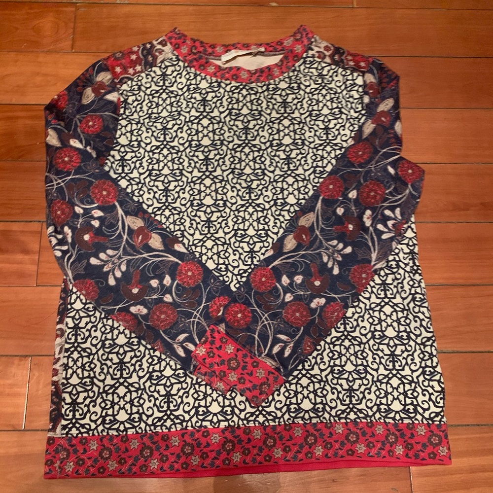 Tory Burch long sleeve top size small
